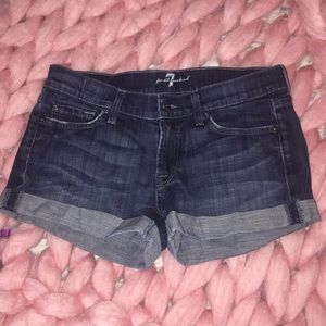 7 for All Mankind Jean Shorts